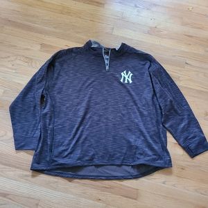 Majestic NY Yankees Zip Pullover BIG & Tall